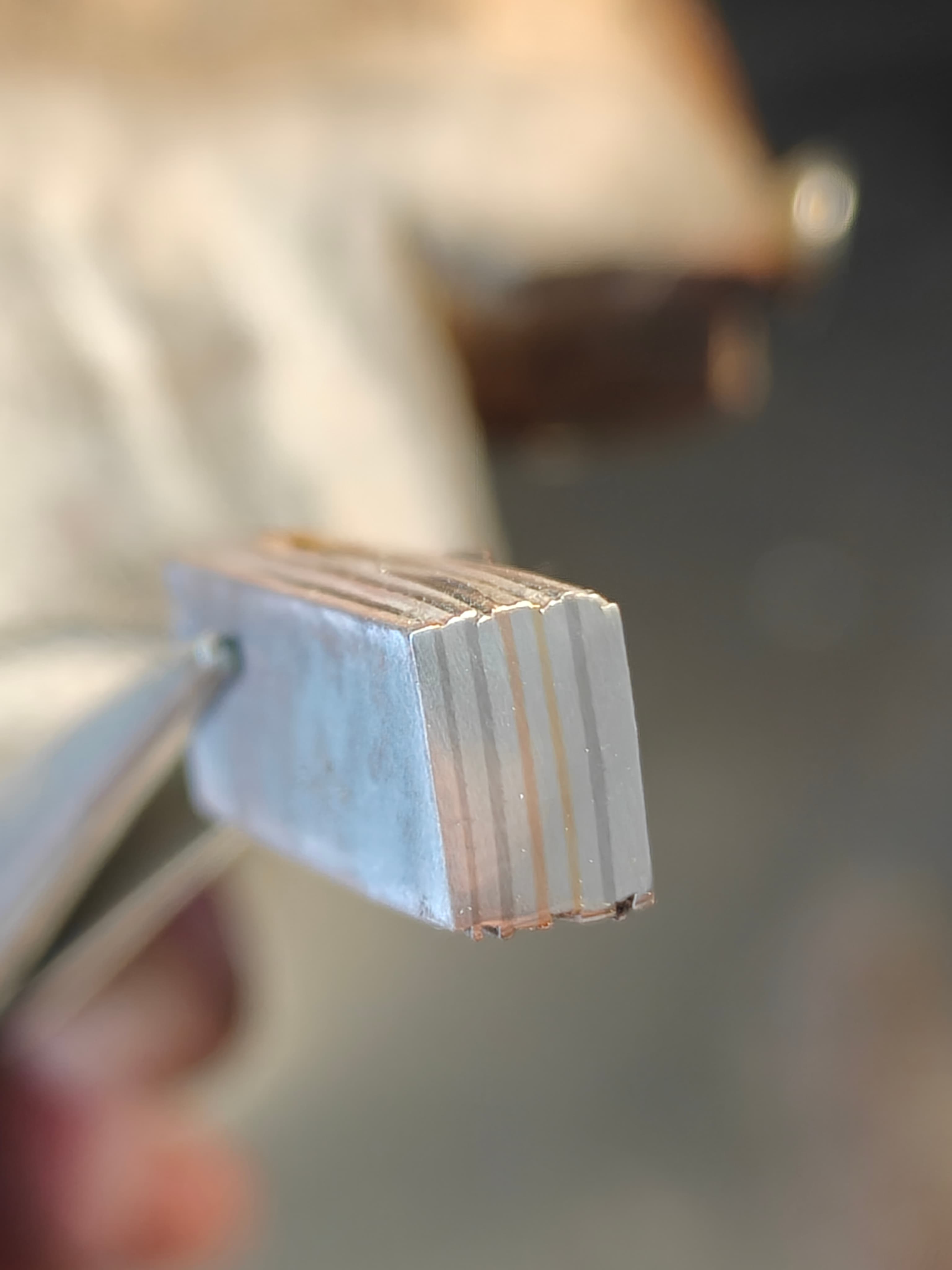 Mokume Gane darbnīcā: slāņi